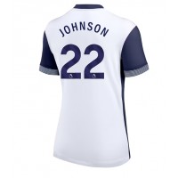 Dres Tottenham Hotspur Brennan Johnson #22 Domáci pre Ženy 2024-25 Krátky Rukáv